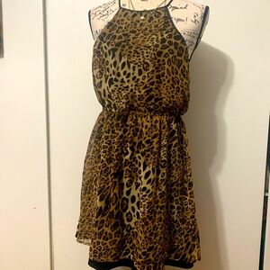 Forever 21 animal print dress